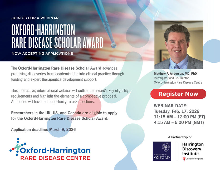 Oxford-Harrington Rare Disease Scholar Award Informational Webinar