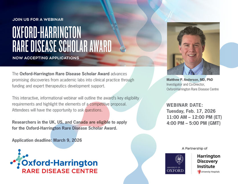 Oxford-Harrington Rare Disease Scholar Award Informational Webinar