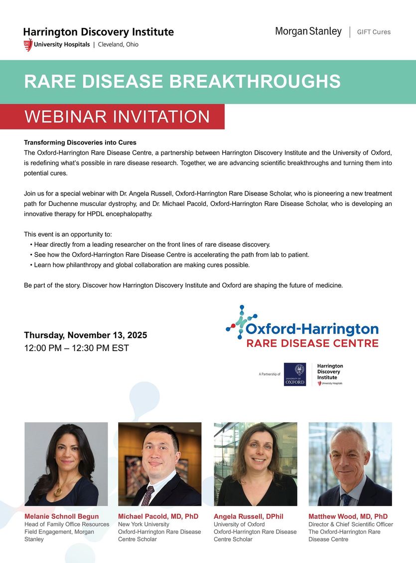 Webinar: Rare Disease Breakthroughs on Nov. 13, 2025